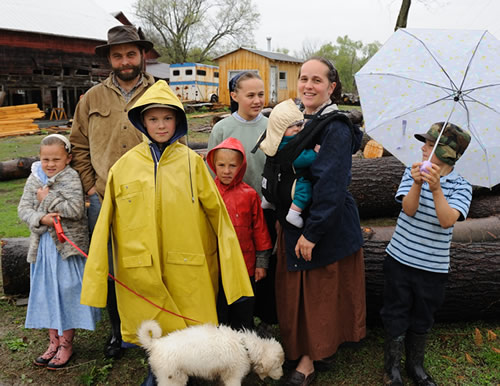 Ben Shaw with his family